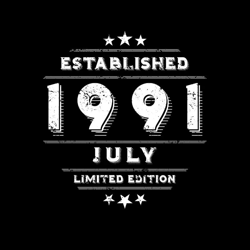 Geburtstag im Juli 1991 - July