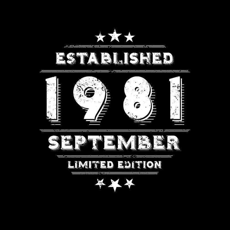 Birthday in September 1981 - September