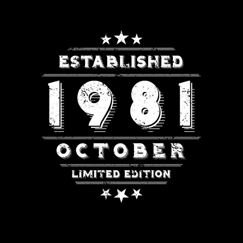 Birthday in October 1981 - October