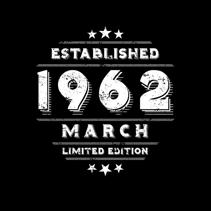 Geburtstag im März 1962 - March