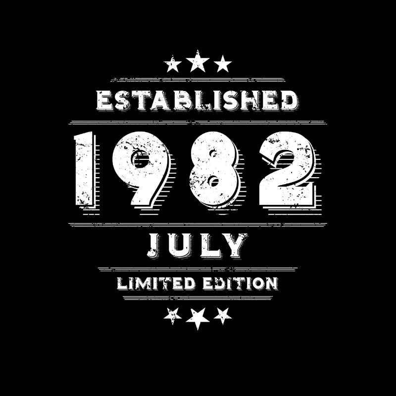 Birthday in July 1982 - July