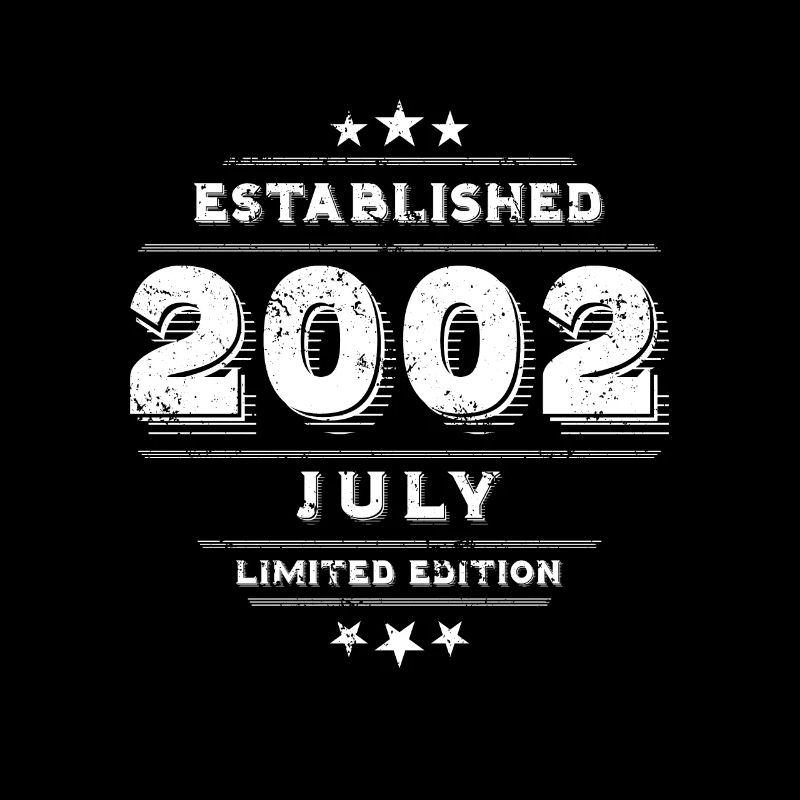 Birthday in July 2002 - July