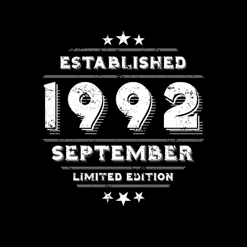 Anniversaire en septembre 1992 - septembre