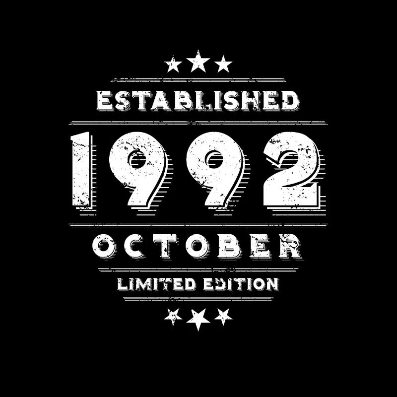 Anniversaire en Octobre 1992 - Octobre