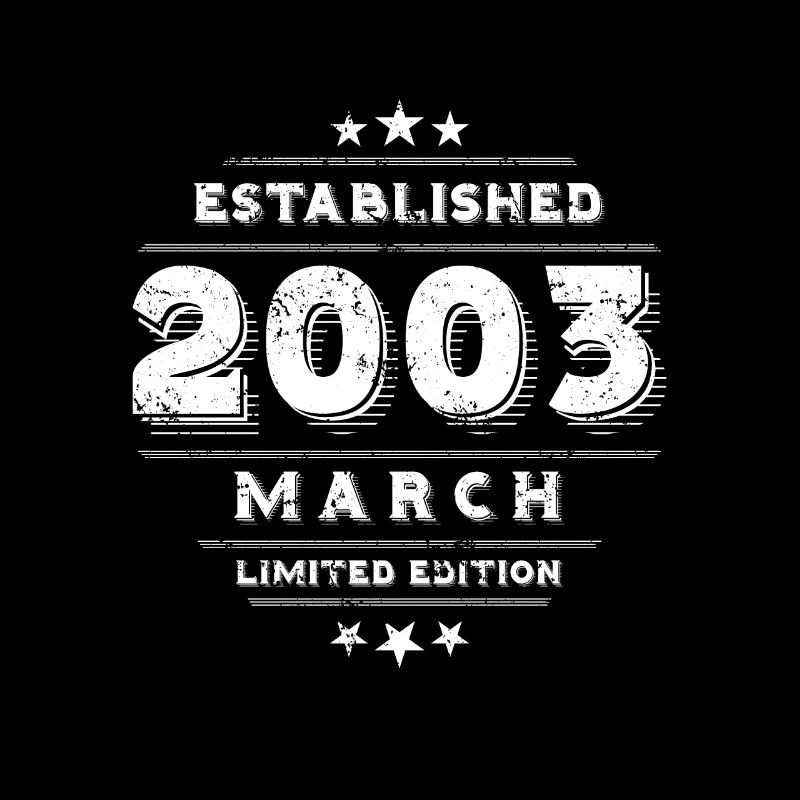 Anniversaire en Mars 2003 - Mars