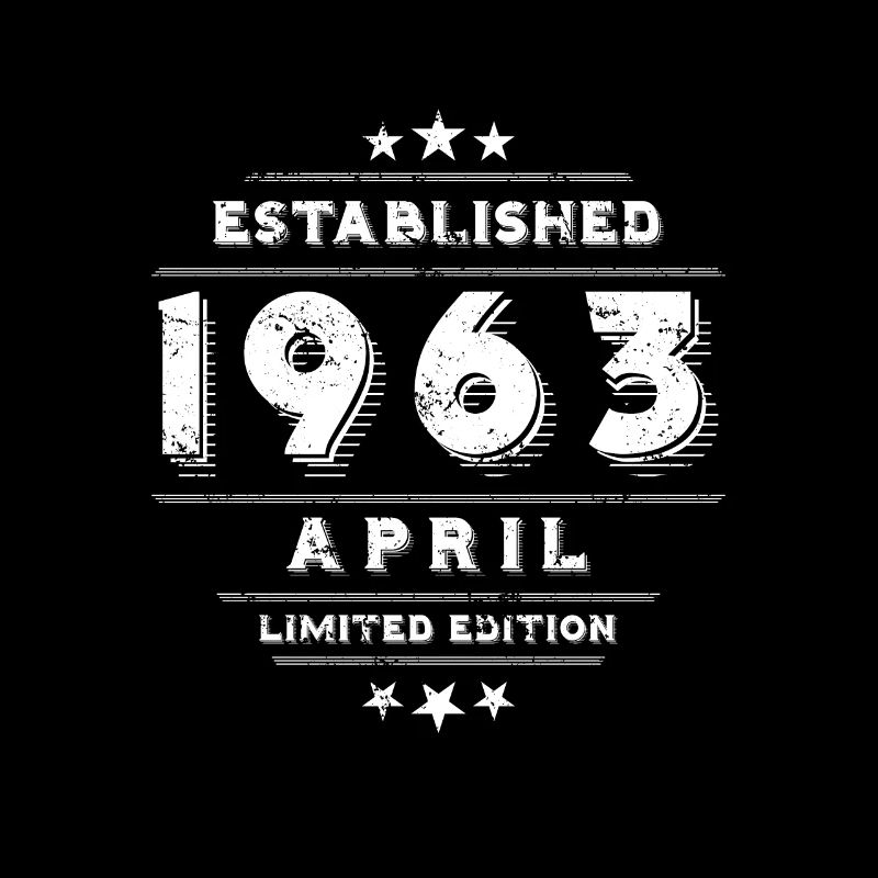 Anniversaire en avril 1963 - avril