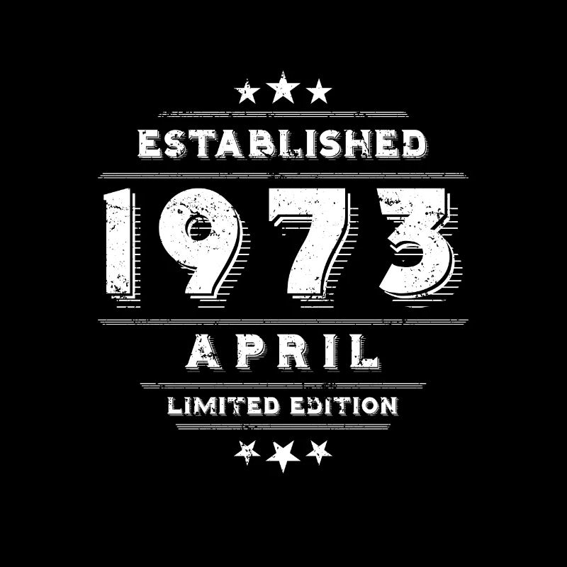 Anniversaire en avril 1973 - avril