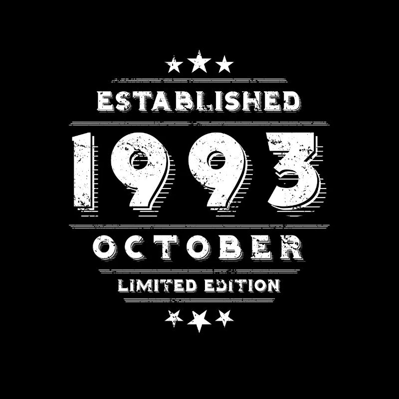 Anniversaire en Octobre 1993 - Octobre