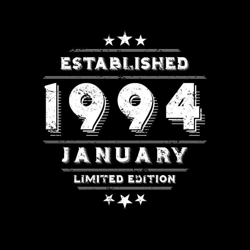 Birthday in January 1994 - January