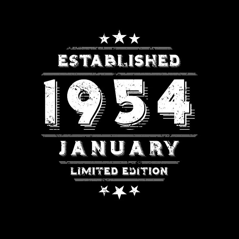 Geburtstag im Januar 1954 - January