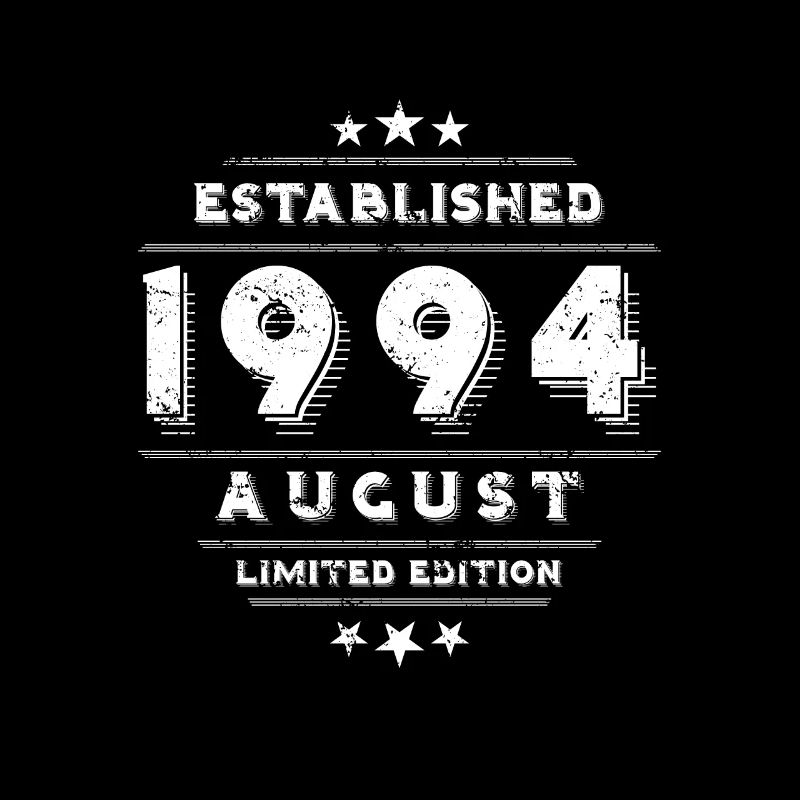 Geburtstag im August 1994 - August