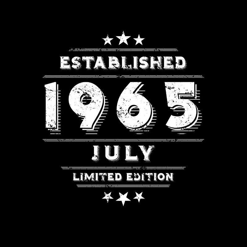 Geburtstag im Juli 1965 - July