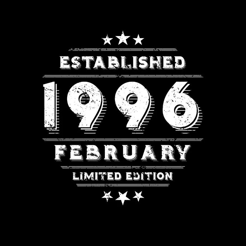 Geburtstag im Februar 1996 - February