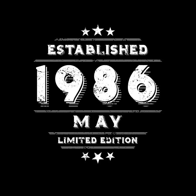 Birthday in May 1986 - May