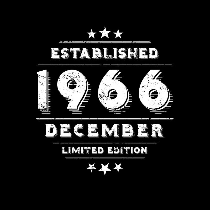 Anniversaire en décembre 1966 - décembre