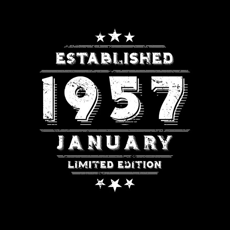 Geburtstag im Januar 1957 - January