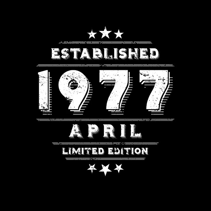 Geburtstag im April 1977 - April