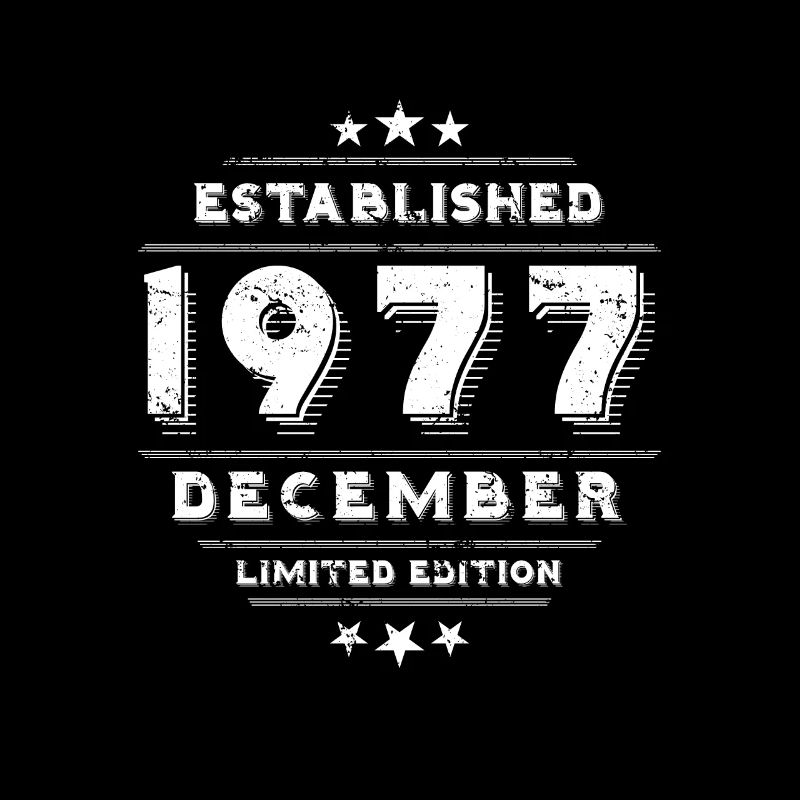 Geburtstag im Dezember 1977 - December