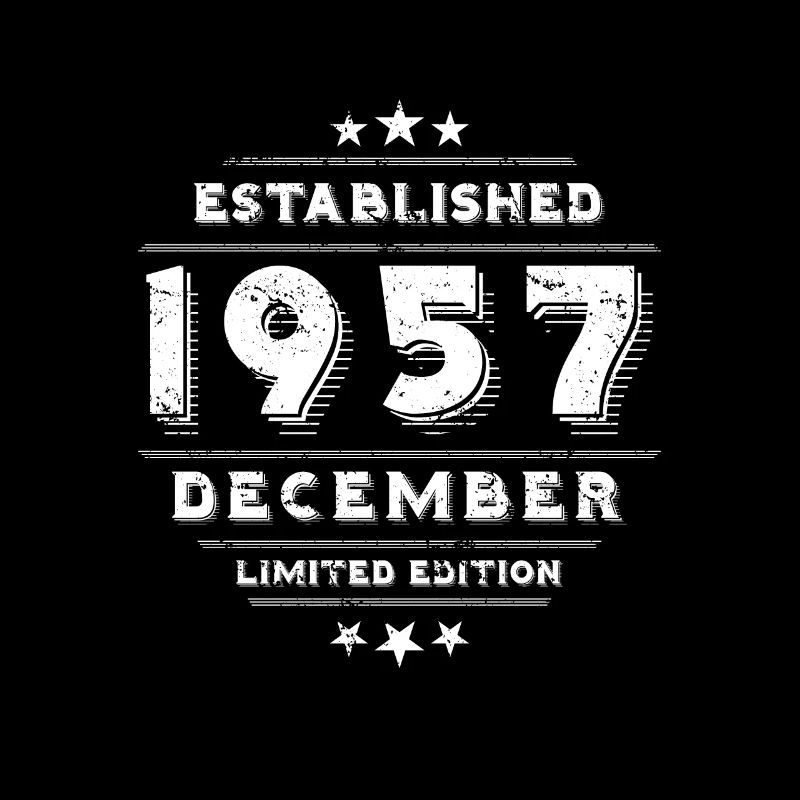 Birthday in December 1957 - December