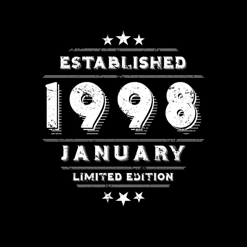 Geburtstag im Januar 1998 - January