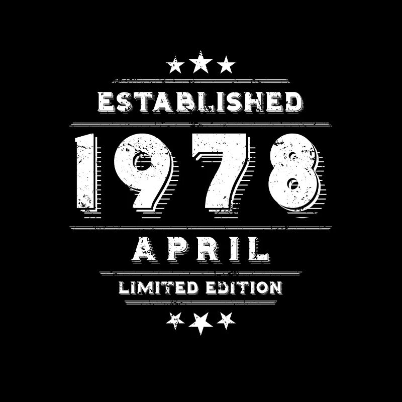 Birthday in April 1978 - April