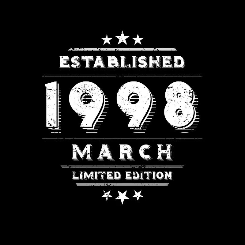 Anniversaire en Mars 1998 - Mars