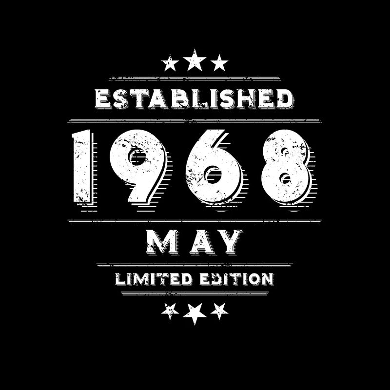 Geburtstag im Mai 1968 - May