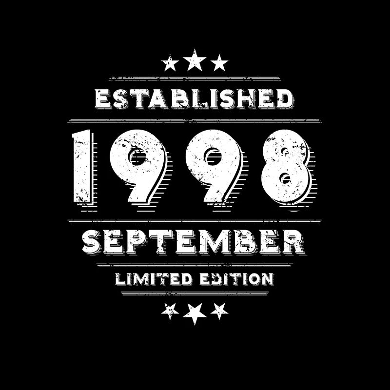 Birthday in September 1998 - September