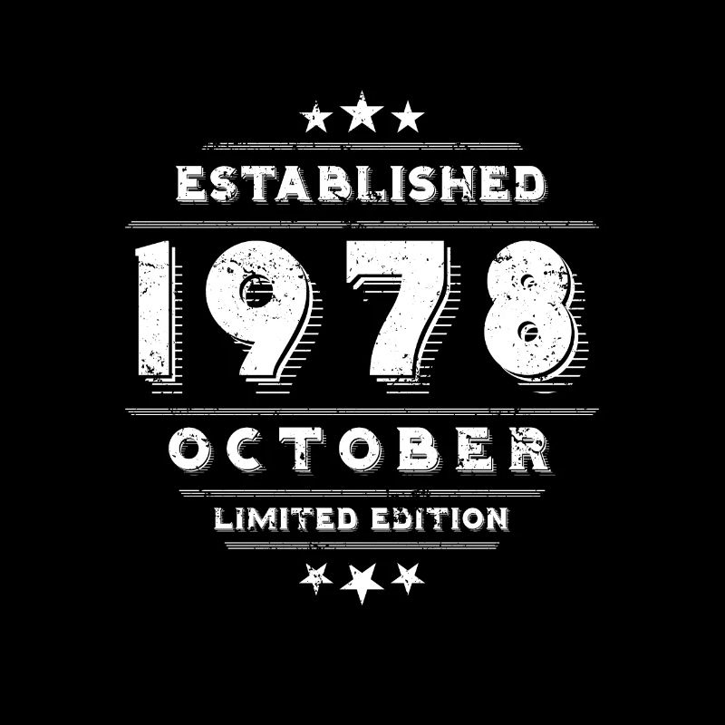 Birthday in October 1978 - October