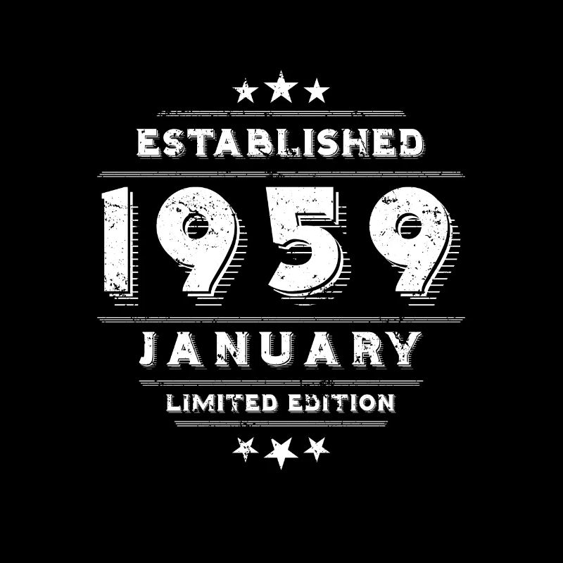 Anniversaire en janvier 1959 - janvier
