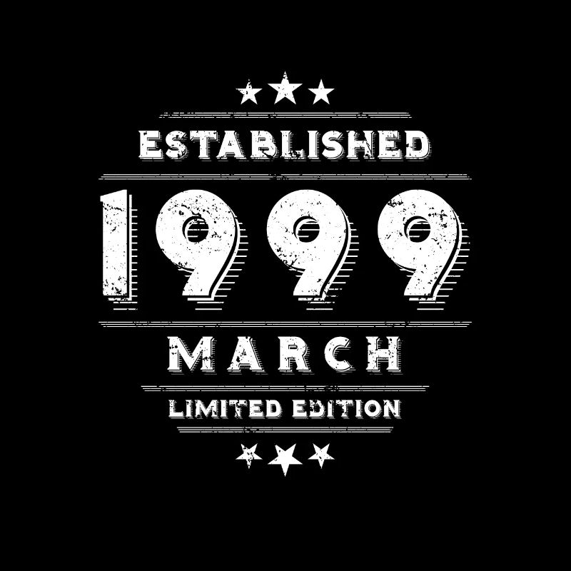 Anniversaire en mars 1999 - mars