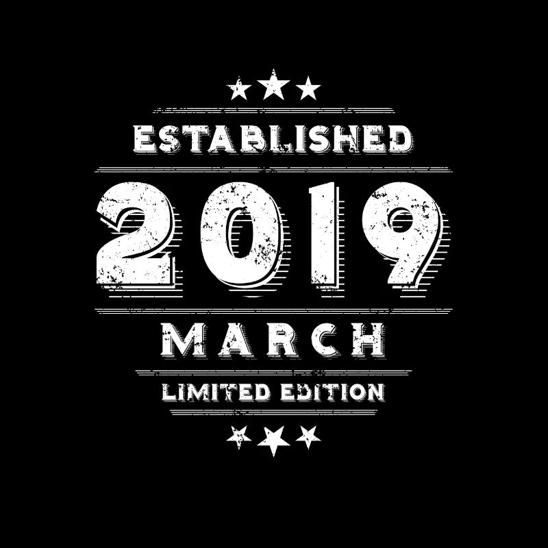 Geburtstag im März 2019 - March