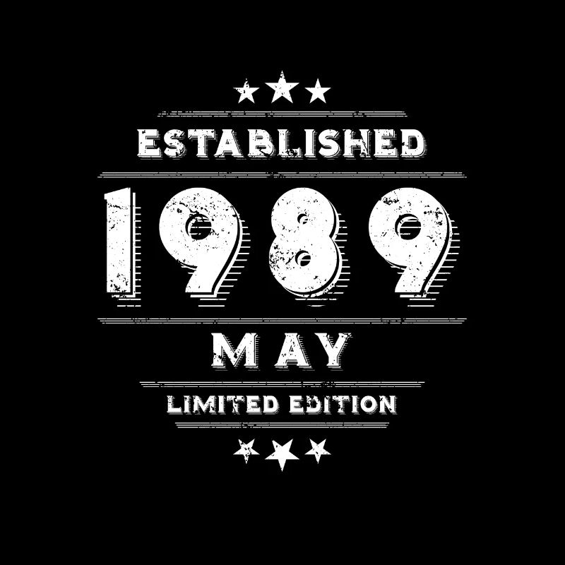 Birthday in May 1989 - May