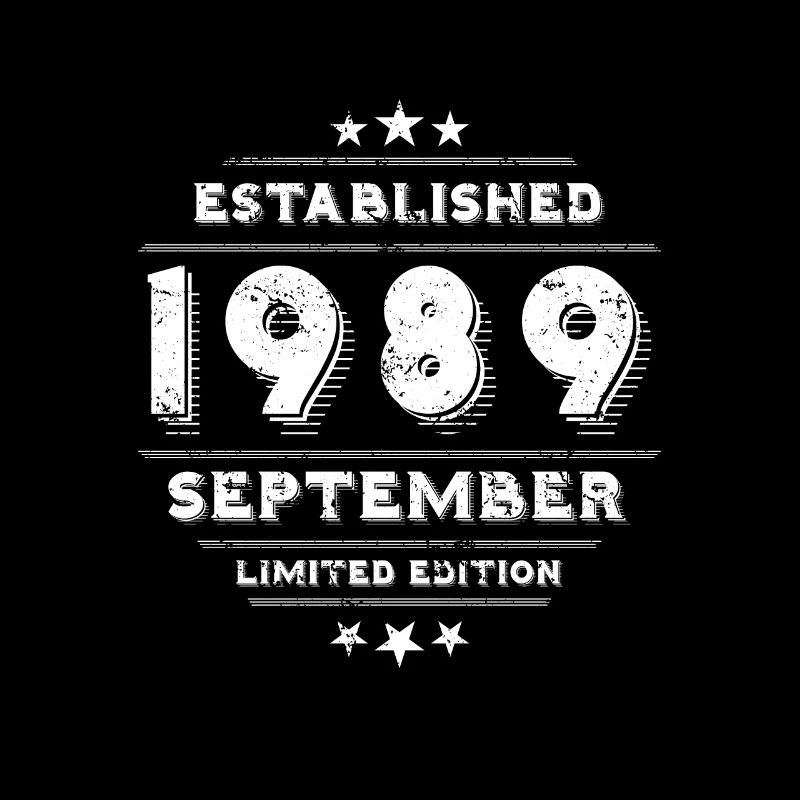 Birthday in September 1989 - September