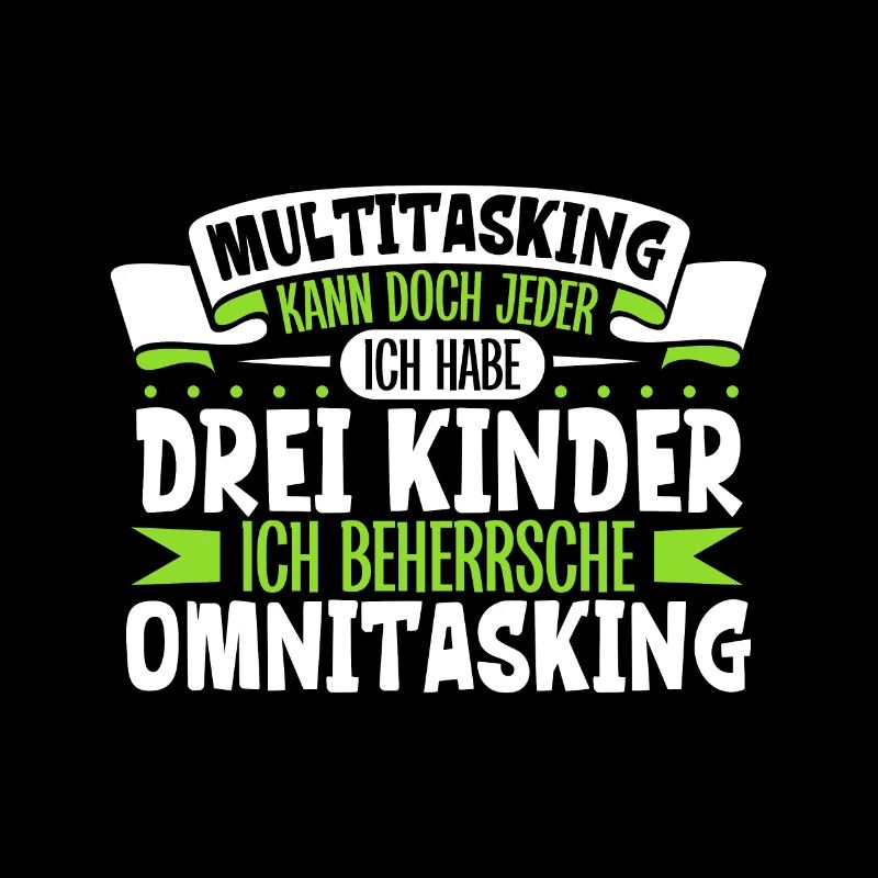 Multitasking kann jeder - Vater und Kinder