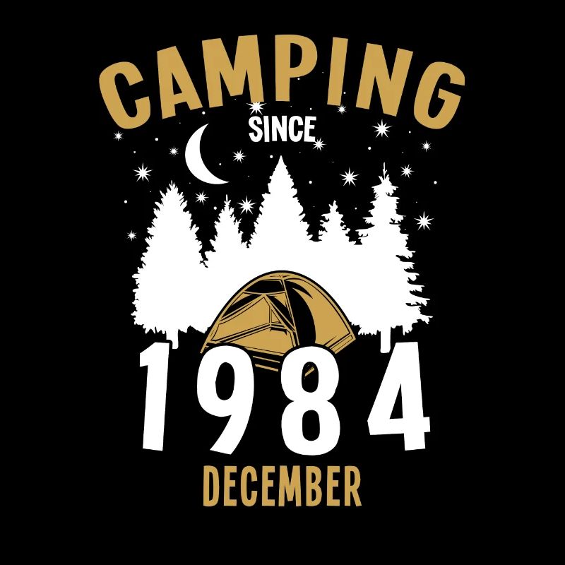 Geburtstag: Camping seit Dezember 1984 Zelten