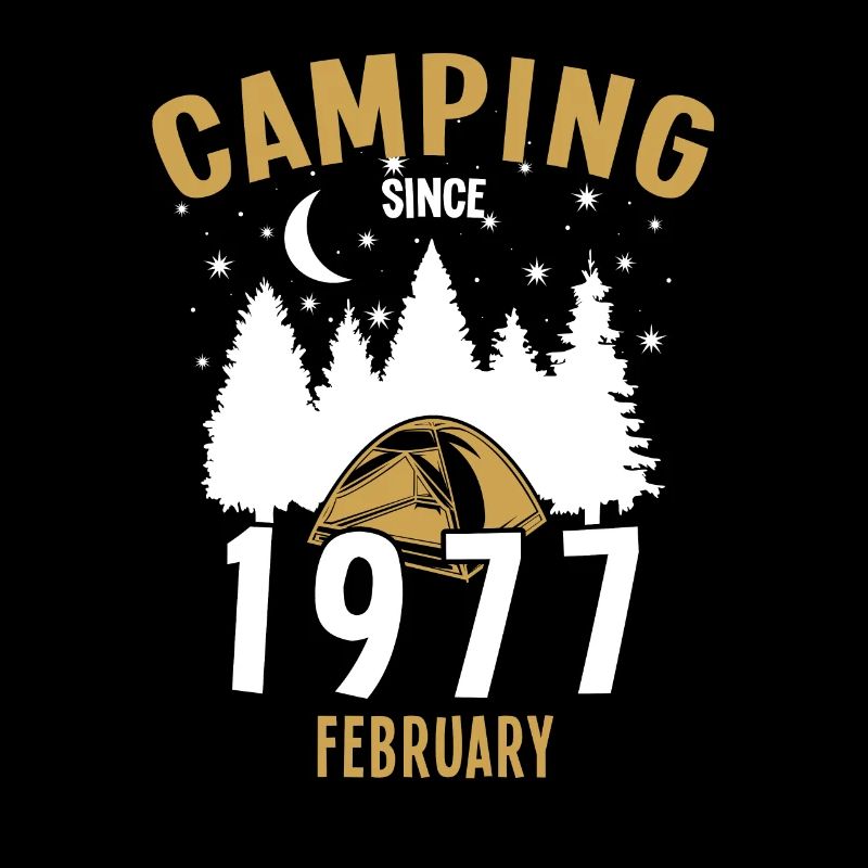 Birthday: Camping since February 1977 Zelten