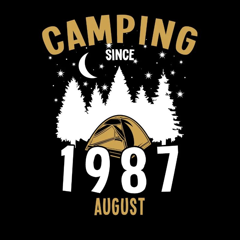 Anniversaire: Camping depuis août 1987 Zelten