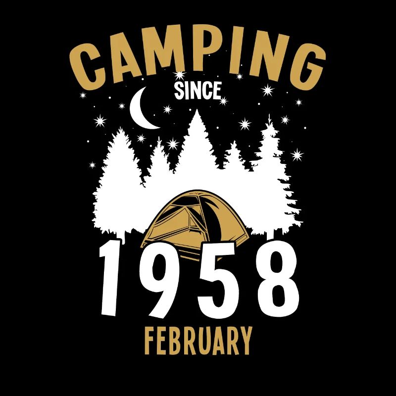 Geburtstag: Camping seit Februar 1958 Zelten