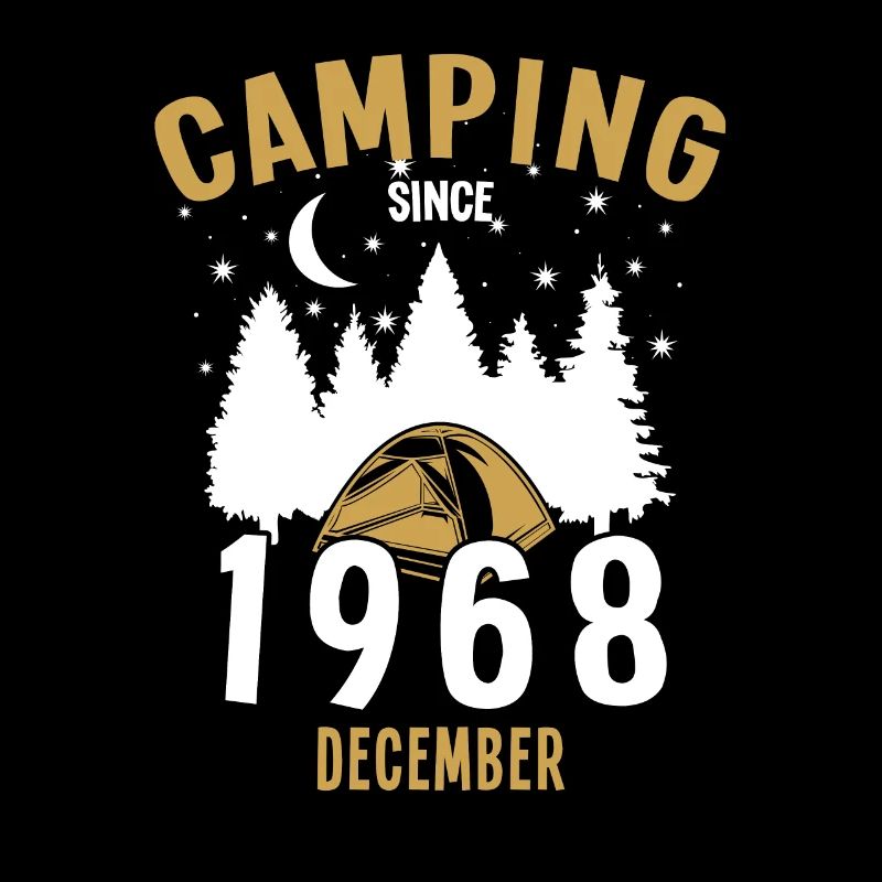 Anniversaire: Camping depuis décembre 1968 Zelten