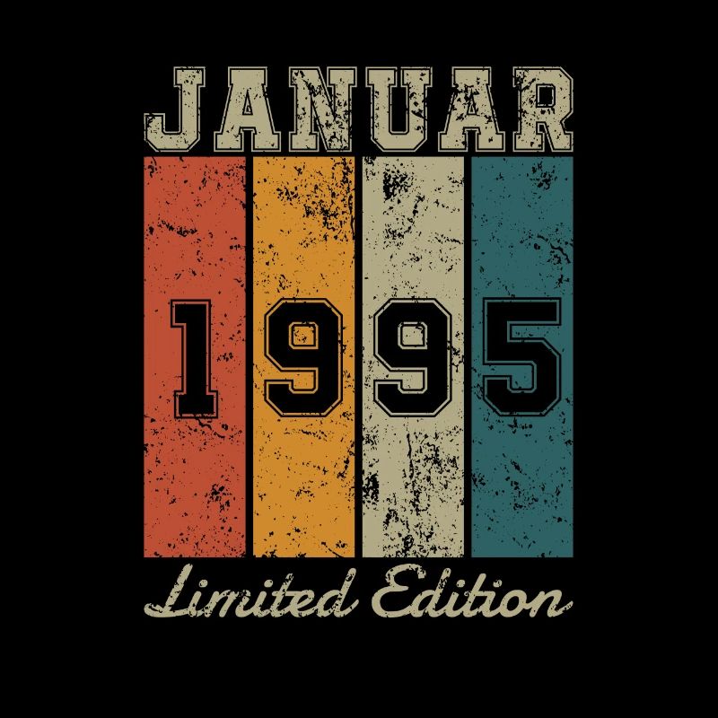 Geburtstag: Januar 1995 - Limited Edition Retro