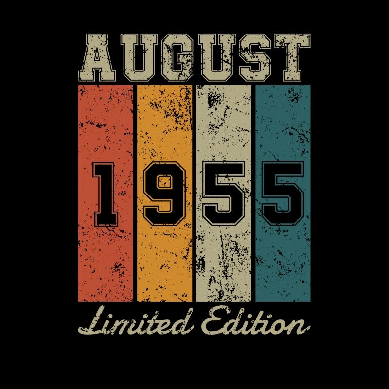Geburtstag: August 1955 - Limited Edition Retro
