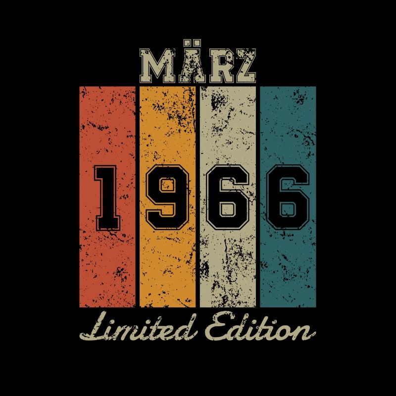 Geburtstag: März 1966 - Limited Edition Retro