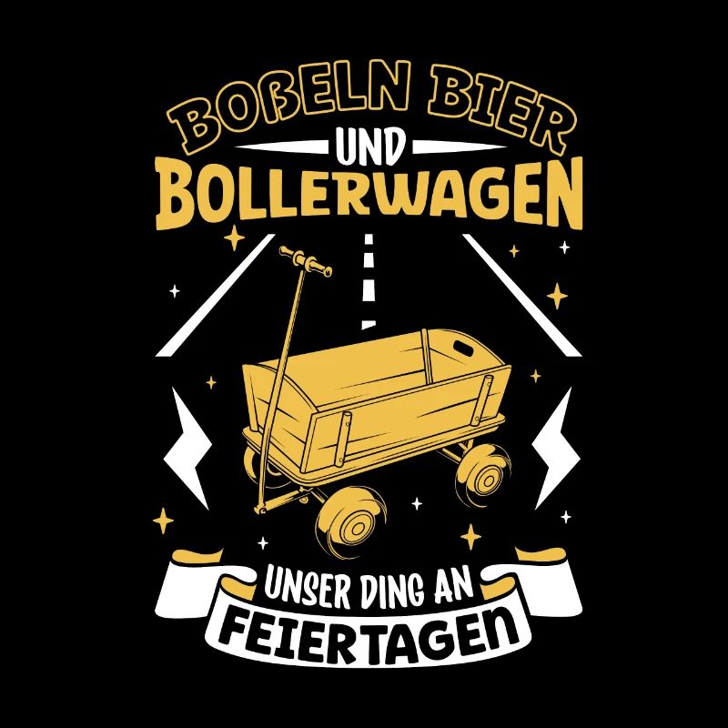 Boßeln Bier und Bollerwagen - Bosseln