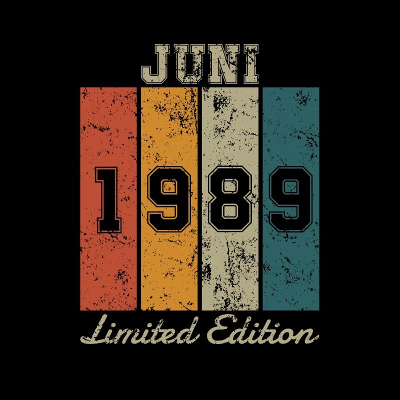 Geburtstag: Juni 1989 - Limited Edition Retro