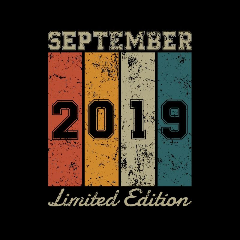 Geburtstag: September 2019 - Limited Edition Retro