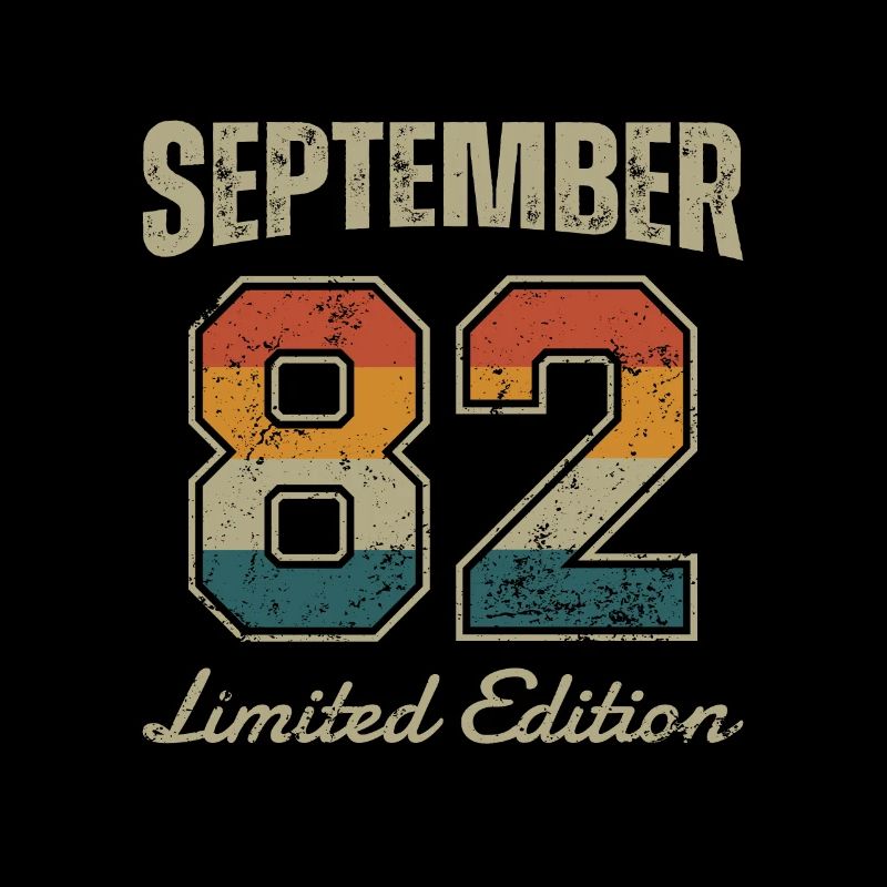 Geburtstag: September 1982 - Limited Edition Retro