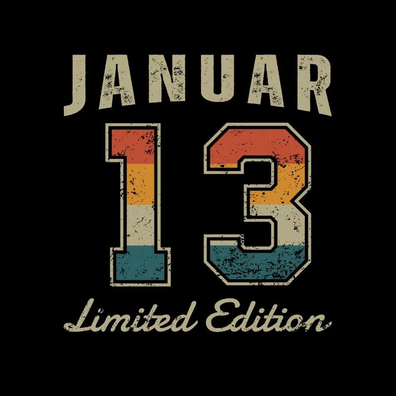Date de naissance: Janvier 2013 - Limited Edition Retro