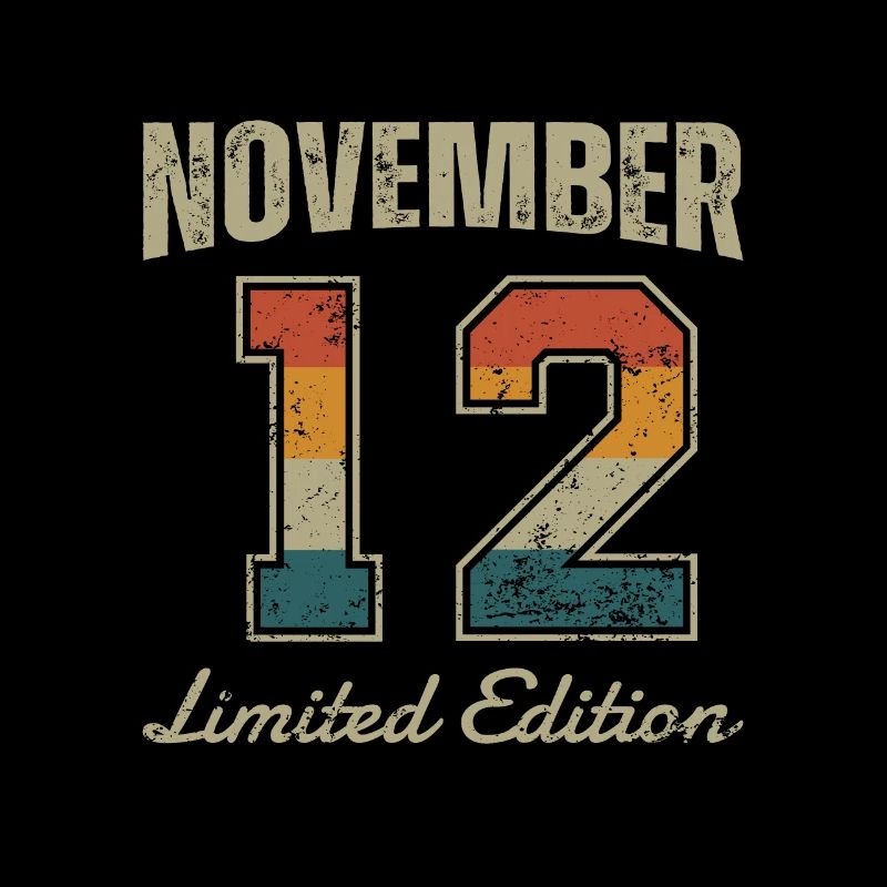 Date de naissance: Novembre 2012 - Limited Edition Retro