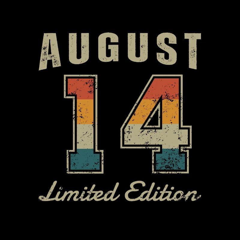 Geburtstag: August 2014 - Limited Edition Retro
